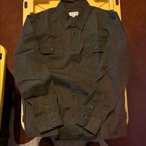 Tecovas Utility Button-Down Shirt – Olive Canvas (2023)
